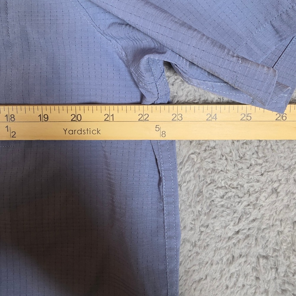 5.11 Tactical Button Down Shirt Mens Medium Blue Good Short Sleeve Ripstop - Picture 4 of 8